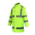 稳斯坦 分体反光加棉加厚雨衣雨裤 M/165荧光绿套装 值勤 WST531