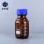 正奇谊 蓝盖试剂瓶透明棕色 丝口玻璃瓶 螺纹口带刻度 棕色250ml