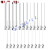 精密点胶针管110mm不锈钢加长100mm金属平口实验注射器卡口针头 11G 总长110mm管长100mm