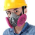 3M 6200 防毒面具 口罩防尘面具 防甲醛 防雾霾PM2.5 化工喷漆油漆防护面罩 6200+2091CN三件套+送护目镜