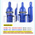 Gobase 气瓶固定支架实验室防倾倒装置标气瓶可移动钢瓶架子 8L-10L 单瓶 加厚
