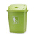 摇盖垃圾桶大容量30L40L60L户外物业带盖厨房商用家用特大号教室 加厚30L绿色有盖