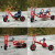 凤梨拖拉机玩具车人 大型儿童双人脚踏车户外双胞胎自行车三人车多人 三轮滑板车