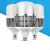 PULIJIE LED大功率节能灯螺旋灯泡白光暖光 LED球泡-E27螺口千足银款 白+200W