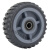 奔新农风火轮聚氨酯脚轮 耐磨轻音重型工业轮子 8寸单轮1个 灰色