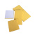 打磨机底板砂光机垫加厚型橡胶垫子海绵底板自粘型泡沫垫黄色塑料 10个黄色四孔长底板19*9.5