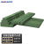 京顿 复合型材加厚枕木 带堵盖物资装备垫木垫块木方回字形JDZM23 军绿色400*12*12cm 