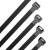 联嘉 尼龙扎带 束线捆绑自锁式扎线 尼龙塑料扎带 黑色 5×200mm