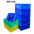 恒畅周转箱塑料盒子长方形五金配件工具螺丝盒收纳零件盒物流物料 05号箱绿色370*245*100mm