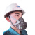 海安特T1 防尘半面罩 防工业粉尘防颗粒物半面具 打磨装修喷漆透气 1套 定制