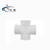 米星（MSTAR）PVC排水管件 十字等径异径四通 加厚平面PVC四通 白色 200*160（1个装）