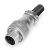 DLEN DS16对接式航空插头插座ZQ/TQ电缆护套铜针工业连接器 10芯插头 