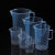 塑料量杯50ml-5000ml毫升量杯加厚材质量筒烧杯带刻度容量瓶 烘焙 3000ML (1只)