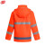 谋福 CNMF YGC05 分体式雨衣套装 环卫保洁服道路铁路工作服 户外成人男女骑行服 荧光桔色 L-165 