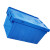苏识 DGZZ3 带盖周转箱 600×400×365mm ( 颜色：蓝色) 物流箱斜插箱加厚配送箱