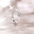 周六福（ZLF）    18K金钻石戒指女0.4克拉效果求婚订婚结婚钻戒 40分 SI/IJ 15号