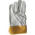 铂翔（BOXIANG）花皮手套 通用劳保手套 黄色+白色/棕色 拼接版 两色随机发货