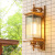 龙代（longdai） 户外庭院欧式壁灯太阳能别墅外墙门口室外防水灯LX 古铜色-暖光