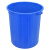中典 YJ-E086 圆形水桶 塑料桶储物收纳桶酒店厨房大号环卫物业垃圾桶 白色80升无盖
