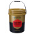 塑料桶圆桶水桶酒酿桶甜米酒密封桶透明1/2/5/10/20L25升 3L黑色