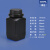 级500ML毫升大口方形塑料瓶HDPE带盖加厚密封空瓶四方塑料瓶 500ml黑色-黑盖款（配内盖）