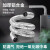 燃气排烟管强排式直排不锈钢铝合金伸缩软管排气管配件加长 适用7cm排烟管送2米铝箔胶带拉长1.5米