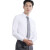 中神盾 8120 男式长袖衬衫修身韩版职业商务免烫衬衣 (100-499件价格) 白色斜纹 40码