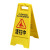 清扫中小心地滑提示牌地面湿滑警示牌正在维修请勿泊车A字告示牌 清扫中 特厚600g