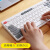 宏碁（Acer）无线键盘机械手感薄膜键鼠套装有线办公游戏笔记本电 星空灰键盘 有线版
