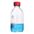 垒固 透明蓝盖试剂瓶实验室丝口玻璃瓶耐高温高硼硅玻璃蓝盖瓶带刻度样品瓶 高硼硅透明1000ml
