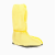 化工鞋套化学品液体防护 防酸防酸碱鞋套靴套pvc防水防滑水实验室 黄色酸碱鞋套1双