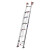 田爷 铝合金抽拉式升降工程梯加厚单面直梯 6米 手拉伸缩升降梯AP-215A-600