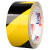 利信达PVC警示胶带黑黄地标线斑马胶带地面标识分区胶布工厂 6.0CM宽*2长6卷
