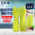 克林莱越南进口天然橡胶防滑 清洁手套 橡胶手套洗碗 家务手套M中号绿色