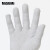 米思米（MISUMI）防静电手套（10双装）防滑耐磨贴手碳纤维防护手套无尘车间劳保透气手套 M/灰色 320065