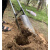 简梓取土器挖树铲子锰钢对锹铲夹锹掏土挖坑打洞洛阳铲挖电线杆挖树坑 自带1.8米杆子