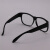 定制平光玻璃劳保防护眼镜打磨切割焊电焊防光打沙护目镜 黑色