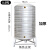 304不锈钢加厚水桶水箱储水桶立式太阳能楼顶蓄水酒罐水塔 78cm直径*高1.6米*0.7吨加厚
