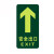 者也 安全标志牌PVC夜光地贴安全出口通道疏散指示牌紧急逃生标志贴 C-2安全出口左