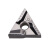 数控刀片三角形外圆粗精车TNMG16040408硬质合金陶瓷不锈钢粒 TNMG160408R-VF TN600正开槽R0