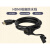 HDMI航空插头 HDMI防水公母延长线0.5/1米前面板接口 塑胶螺母 LH20-CA-HD-013(0.5米) A93