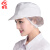 者也 5顶白色餐厅食品厂工作帽子加工车间卫生帽防尘帽包头发可调节网帽子厨师帽透气