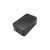 USB塑料电源外壳黑色自扣式分线盒 小接线盒线卡盒 电子仪表壳体 L-425黑色-两头都是圆孔 外径52