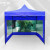 中环力安 遮阳棚雨棚四脚折叠应急救援帐篷B 3*3m+三面透明围布
