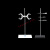 滴定管支架 大理石滴定操作台滴定管 铁架台固定架 配蝴蝶夹十字夹铁三环 玻璃仪器化学实验室器材 大理石座+铁杆
