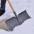 择立洁带轮锰钢推雪铲整套 物业保洁公路清洁工具除雪铲推雪板带轮一体推雪板76厘米