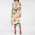 OSCAR DE LA RENTA    花卉棉质混纺铅笔半身裙奢侈品潮牌P00739672 彩色 XXS
