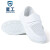 星工（XINGGONG） PVC四孔透气鞋无尘鞋帆布网面鞋 防静电工作鞋 白色半网鞋 44码