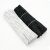 赫思迪格 包塑铁丝扎丝 扁形电镀锌铁丝扎线 Φ0.55mm 黑色25cm（1000根） HGJ-1499