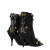 巴黎世家（BALENCIAGA） 618女士CAGOLE90MM短靴 Black Silver 3 (36)